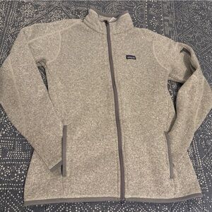 Patagonia Women's Better Sweater Zip Up Heather Gray Jacket